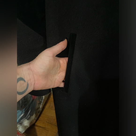 Vintage Donny Brook 100% Wool Black Coat - Picture 6 of 11